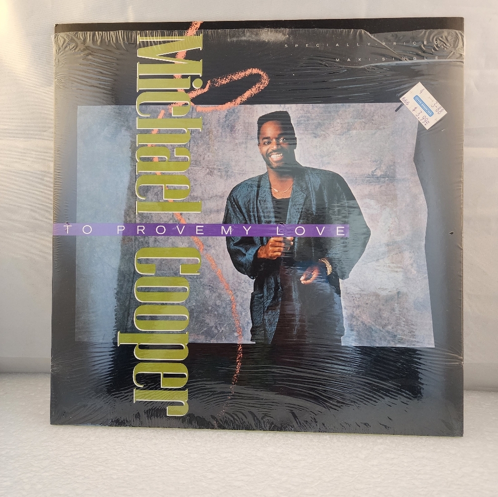 1987 Michael Cooper - To Prove My Love Single Vinyl Record Warner Bros Records